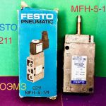 Распределитель с электроуправлением Festo mfh-5-1/4, jmfh-5-1/4, mc-5/4-1/4